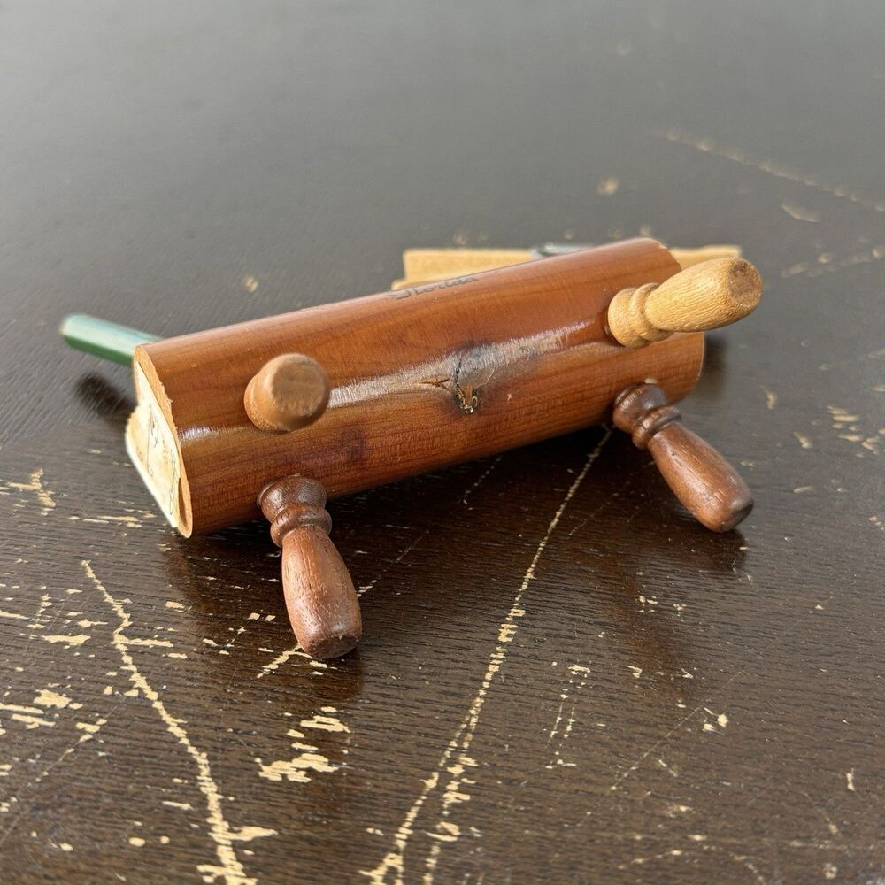 Six Gun Territory Hobby Horse Wooden Pencil Holder Souvenir Vintage Original NOS - Picture 9 of 9